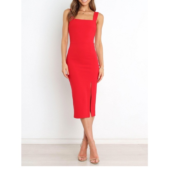 Petal and Pup Red Sleeveless Midi Dress NWT - Size 4 - Picture 2 of 10